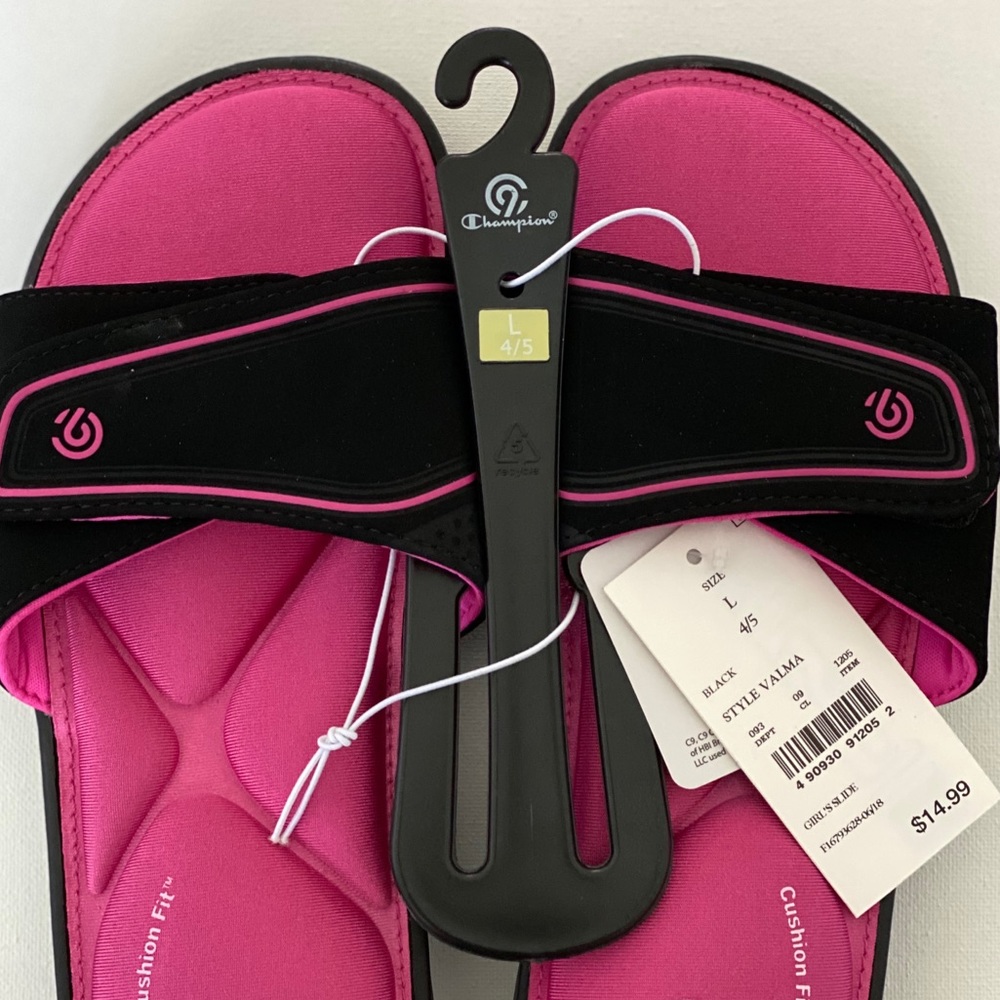 Girls Champion slide flip flop